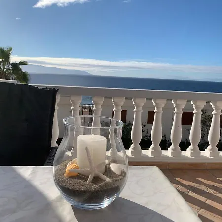 Apartman Ocean Pearl, Luxurioeses Haus, Meerblick, Grosse Sonnenterrasse, Teneriffa Sued, Gigantes, 600m Zum Strand, 200m Zum Ort, Ruhig Acantilado de los Gigantes