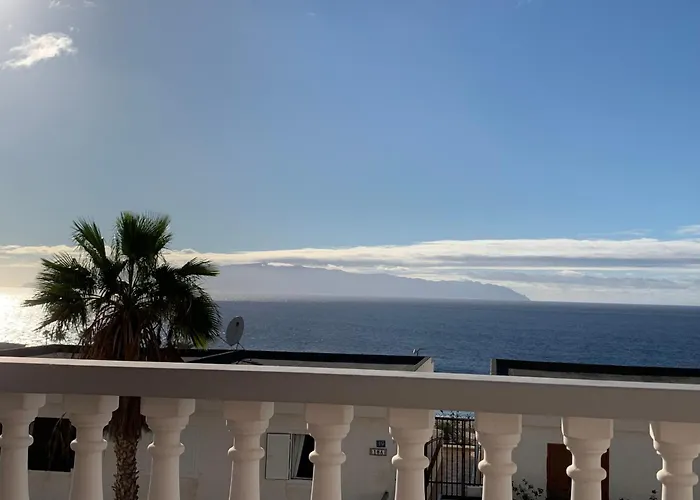 Apartman Ocean Pearl, Luxurioeses Haus, Meerblick, Grosse Sonnenterrasse, Teneriffa Sued, Gigantes, 600m Zum Strand, 200m Zum Ort, Ruhig