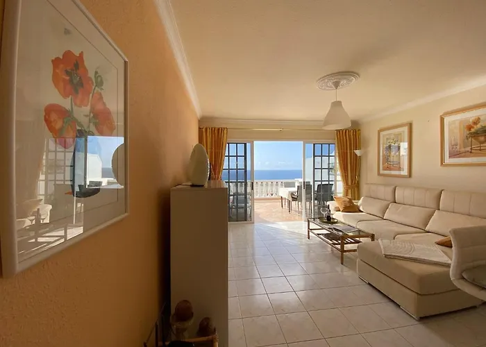 Ocean Pearl, Luxurioeses Haus, Meerblick, Grosse Sonnenterrasse, Teneriffa Sued, Gigantes, 600m Zum Strand, 200m Zum Ort, Ruhig